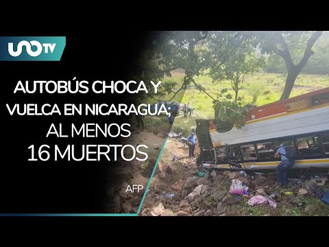 en-nicaragua,-accidente-de-camion-deja-16-muertos-y-47-heridos:-cayo-a-barranca-–-uno-tv-noticias