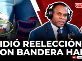 RAMON TOLENTINO REVELA QUIEN FINANCIA A LA MUJER PIDIO REELECCION CON BANDERA HAITIANA